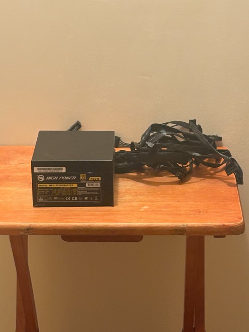 High Power HP1-J700GD-F12S 700W 80 Plus Gold ATX Power Supply